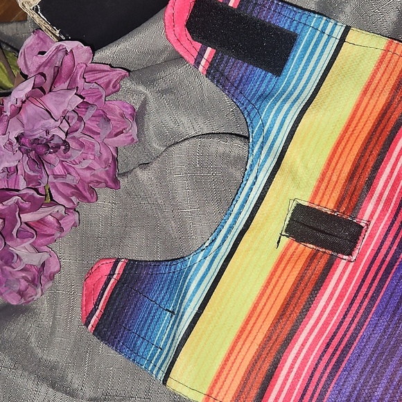 NIB Colorful Striped Dog Jacket Small - Picture 4 of 10